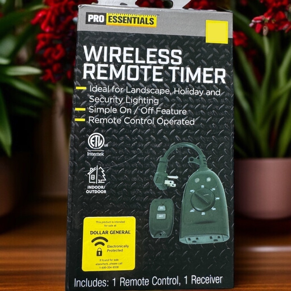 NEW Pro Essentials Wireless Remote Timer Holiday Landscape Lights - Picture 2 of 7